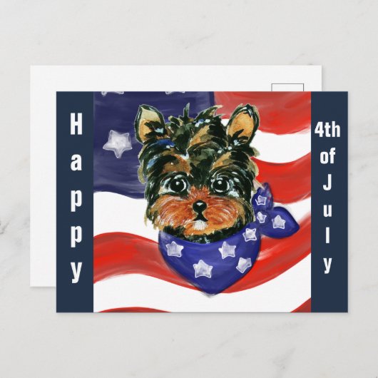 Yorkie Poo Briefkaart (Voorkant / Achterkant)