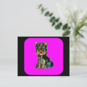 Yorkie Poo Briefkaart (Staand voorkant)