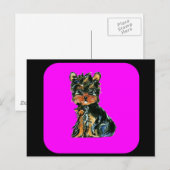 Yorkie Poo Briefkaart (Voorkant / Achterkant)