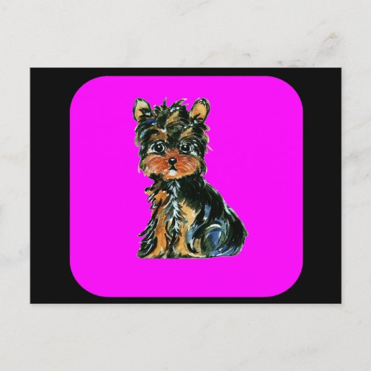Yorkie Poo Briefkaart (Voorkant)