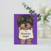 Yorkie Poo Briefkaart (Staand voorkant)