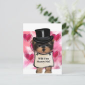 Yorkie Poo Briefkaart (Staand voorkant)