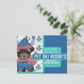 Yorkie Poo Briefkaart (Staand voorkant)