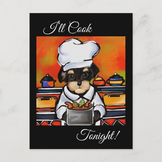 YORKIE POO BRIEFKAART (Voorkant)