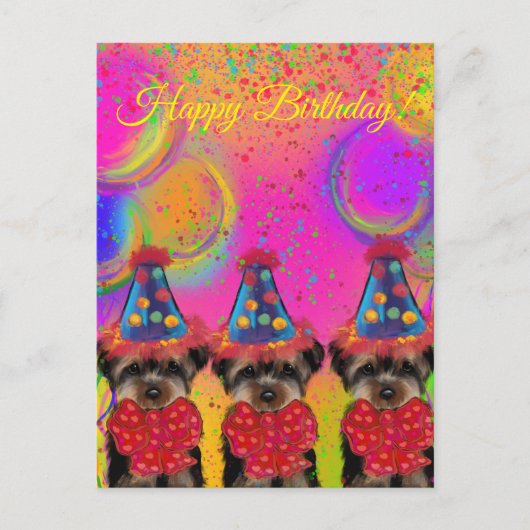 Yorkie Poo Briefkaart (Voorkant)