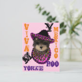 Yorkie Poo Briefkaart (Staand voorkant)