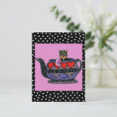 Yorkie Poo Briefkaart (Staand voorkant)