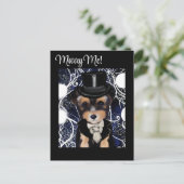 Yorkie Poo Briefkaart (Staand voorkant)