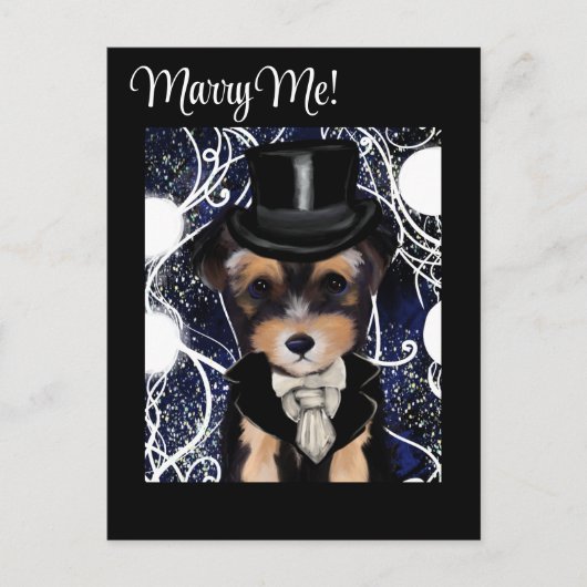 Yorkie Poo Briefkaart (Voorkant)