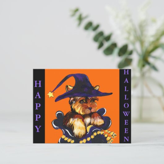 YORKIE POO BRIEFKAART (Staand voorkant)