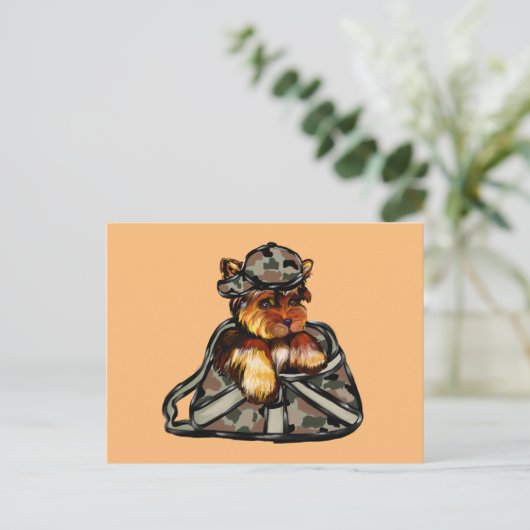 YORKIE POO BRIEFKAART (Staand voorkant)