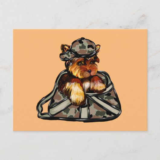 YORKIE POO BRIEFKAART (Voorkant)