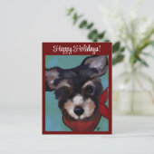 Yorkie Poo Briefkaart (Staand voorkant)