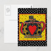 Yorkie Poo Briefkaart (Voorkant / Achterkant)
