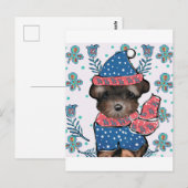Yorkie Poo Briefkaart (Voorkant / Achterkant)