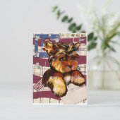 YORKIE POO BRIEFKAART (Staand voorkant)