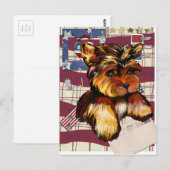 YORKIE POO BRIEFKAART (Voorkant / Achterkant)