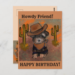 Yorkie Poo Briefkaart