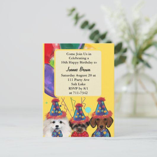 Yorkie Poo  Briefkaart (Staand voorkant)