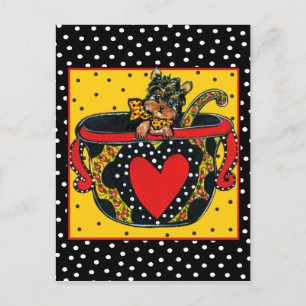 Yorkie Poo Briefkaart
