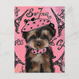 YORKIE POO BRIEFKAART