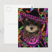 Yorkie Poo Briefkaart (Voorkant / Achterkant)