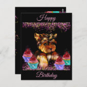 Yorkie Poo Briefkaart (Voorkant / Achterkant)
