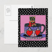 Yorkie Poo Briefkaart (Voorkant / Achterkant)