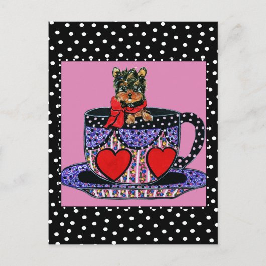 Yorkie Poo Briefkaart (Voorkant)