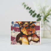 YORKIE POO BRIEFKAART (Staand voorkant)