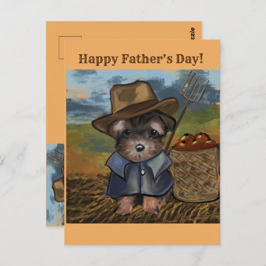 Yorkie Poo Briefkaart (Voorkant / Achterkant)