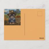 Yorkie Poo Briefkaart (Achterkant)