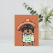 Yorkie Poo Briefkaart (Staand voorkant)