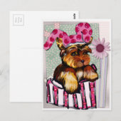 YORKIE POO BRIEFKAART (Voorkant / Achterkant)