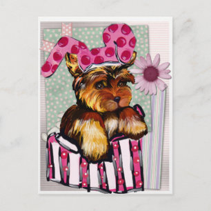 YORKIE POO BRIEFKAART