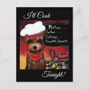 YORKIE POO BRIEFKAART