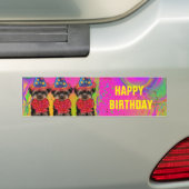 Yorkie Poo Bumpersticker (Op auto)