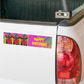 Yorkie Poo Bumpersticker (Op Truck)