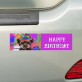 YORKIE POO        BUMPERSTICKER (Op auto)