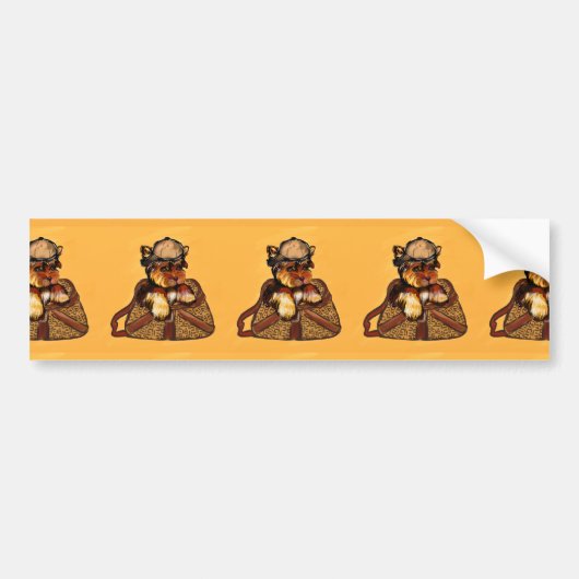 YORKIE POO BUMPERSTICKER (Voorkant)
