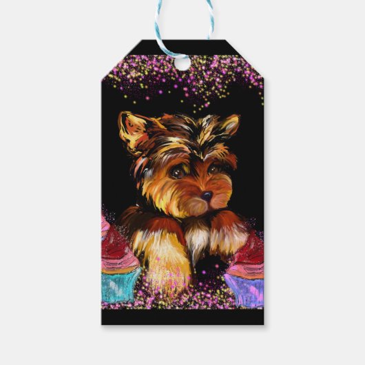 Yorkie Poo Cadeaulabel (Voorkant)