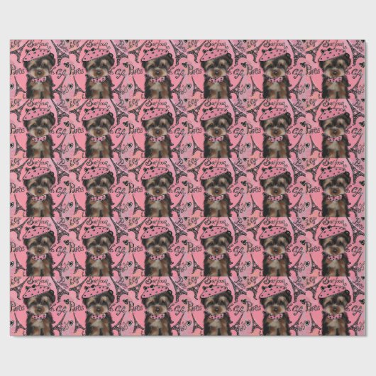 YORKIE POO CADEAUPAPIER (Vlak)