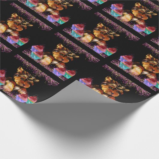 Yorkie Poo Cadeaupapier (Hoek)