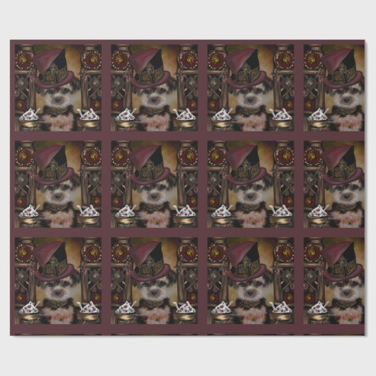 Yorkie Poo Cadeaupapier (Vlak)