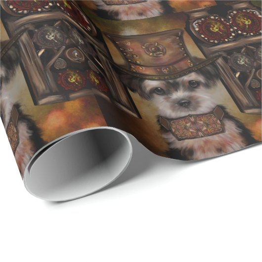 Yorkie Poo Cadeaupapier (Rol Hoek)