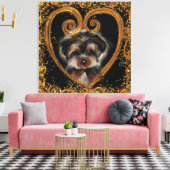 Yorkie Poo Canvas Afdruk (Insitu (Woonkamer))