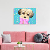 Yorkie Poo Canvas Afdruk (Insitu (Woonkamer))