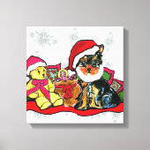 YORKIE POO CANVAS AFDRUK (Voorkant)