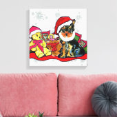 YORKIE POO CANVAS AFDRUK (Insitu (Woonkamer))