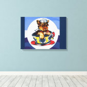 Yorkie Poo Canvas Afdruk (Insitu (Houten vloer))